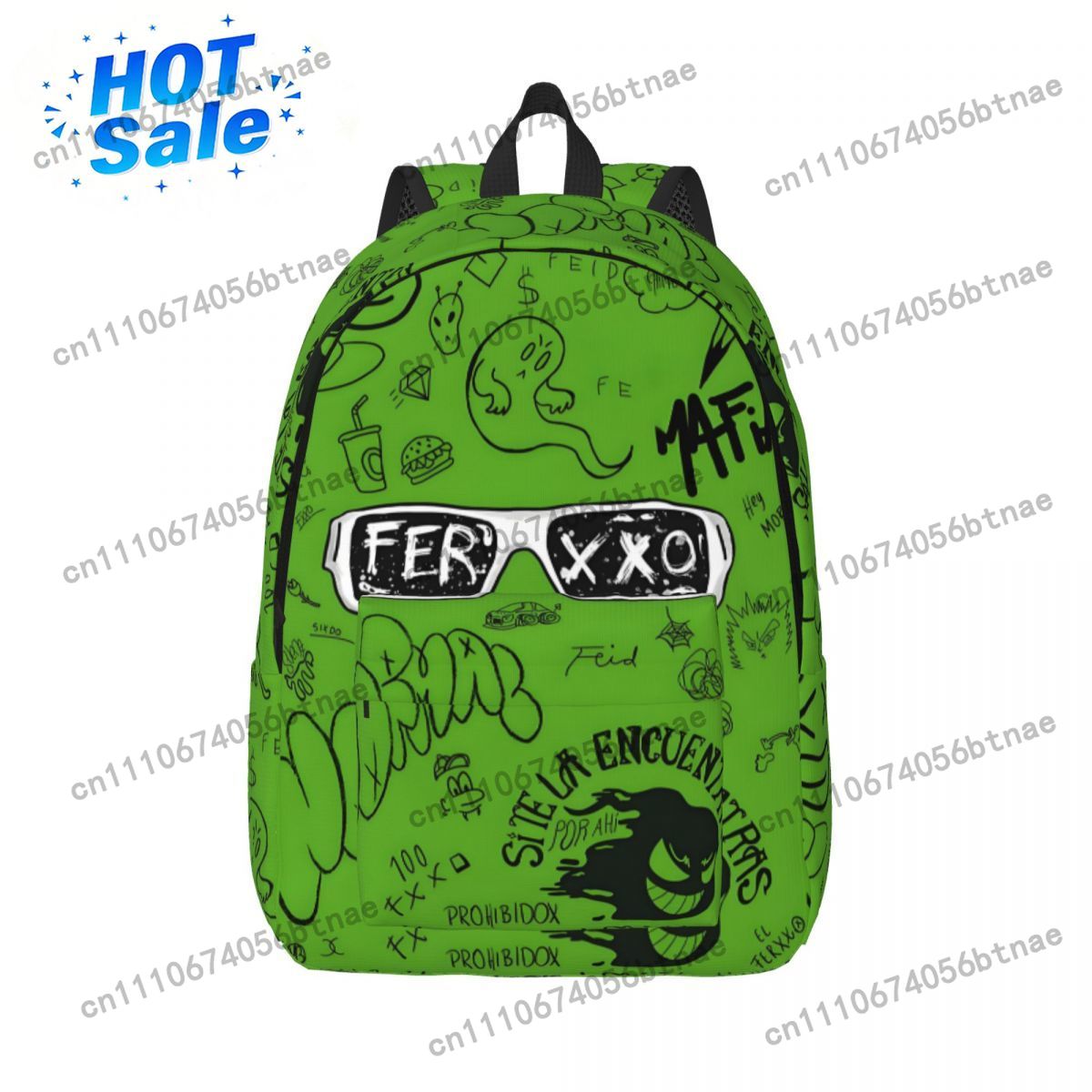 3D Printing Laptop - Custom Feid Ferxxo Mor Canvas Backpack