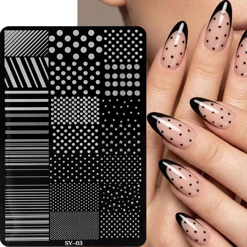 3D Printing Template - 3D Cute Dotting & Strip Lines