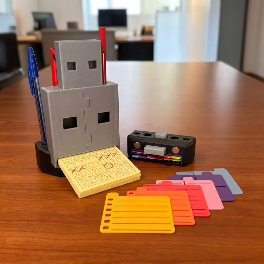 3D Printing Template - 3D Printing USB Stlye Sticky Note