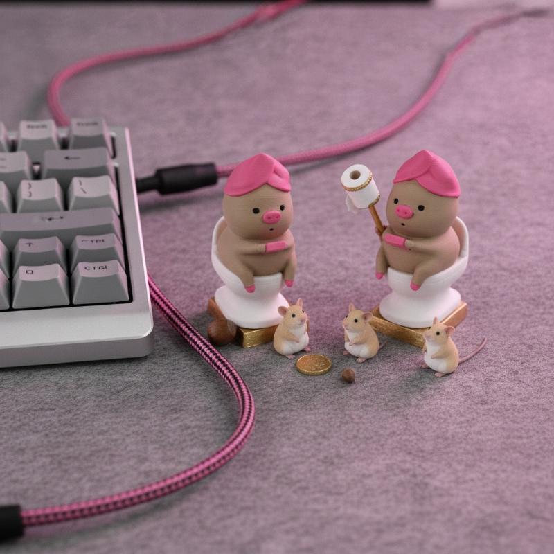 3D Printing Tooth - 3D Printed PLA Pig Decor Lovely