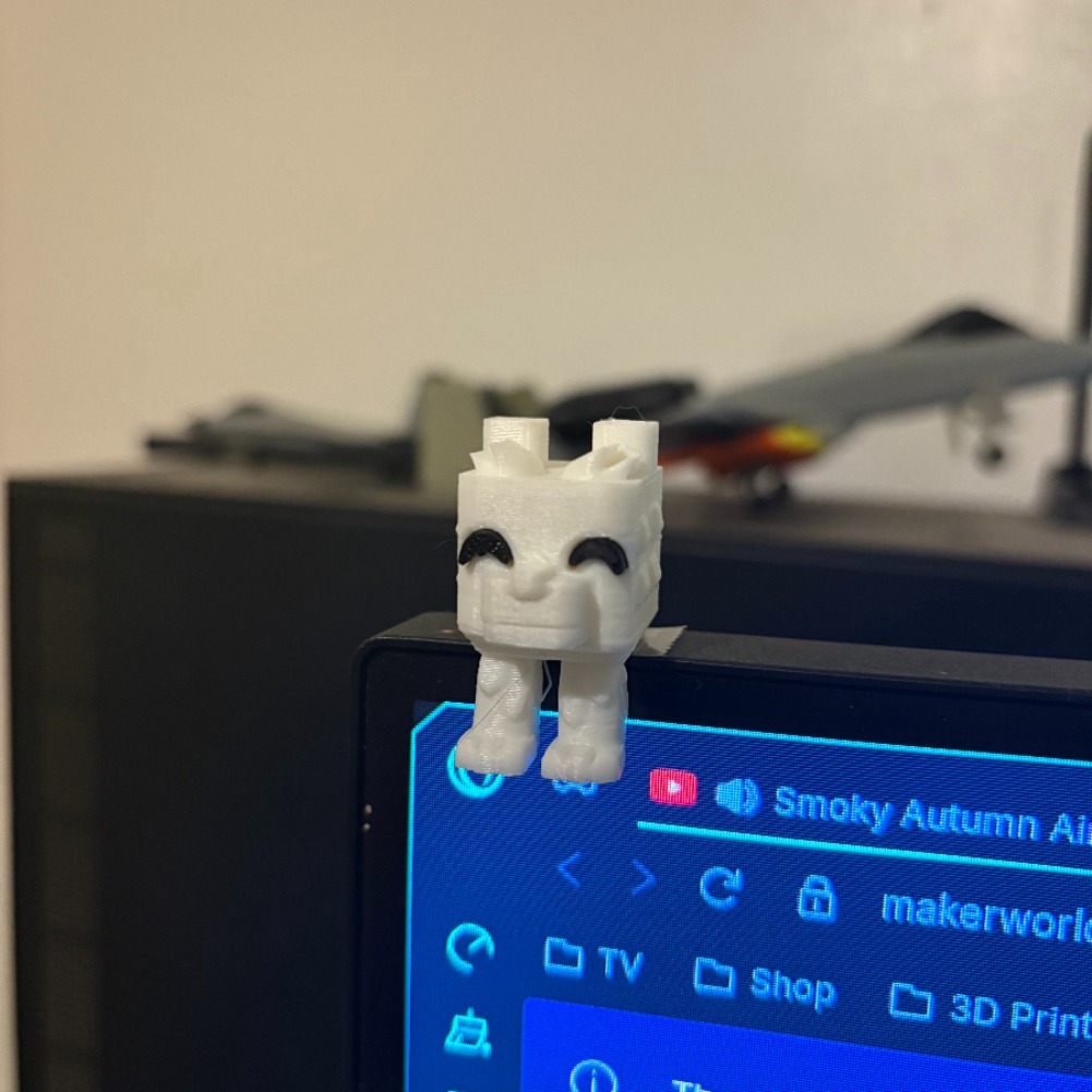 Cute Creeper Dog Computer Moni - 3D Printing Laptop recension och pris