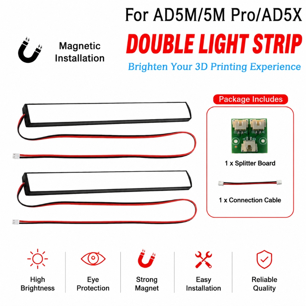 24V LED Double light strip For - 3D Printing Laptop recension och pris