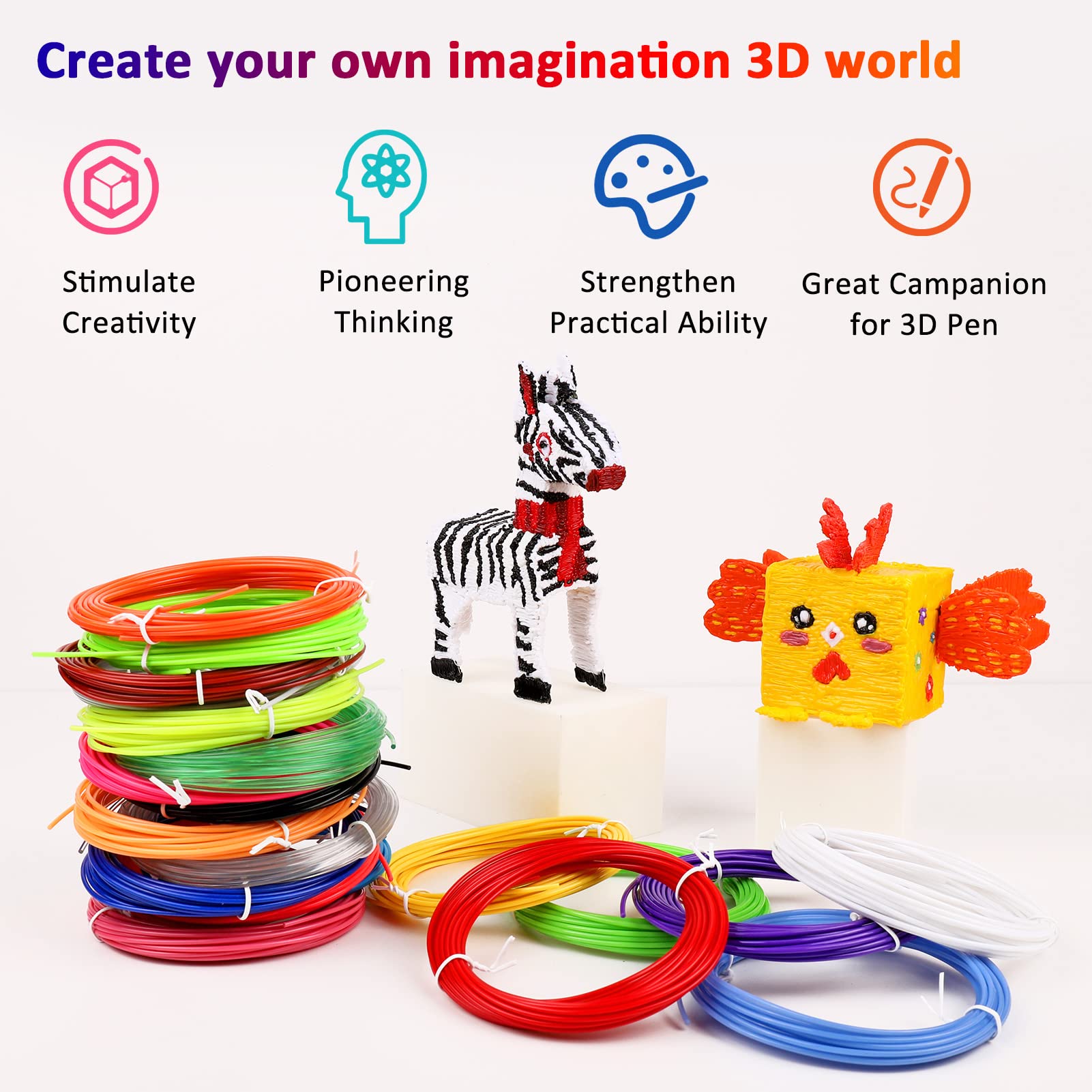 40/32/30 Colors PLA Filament f - Carbon Fiber Filament recension och pris
