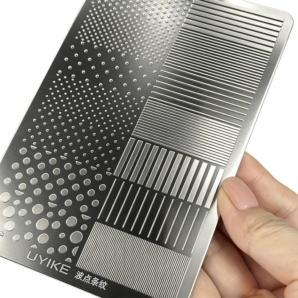 Dotting Pattern Nail Art Stamp - 3D Printing Template recension och pris