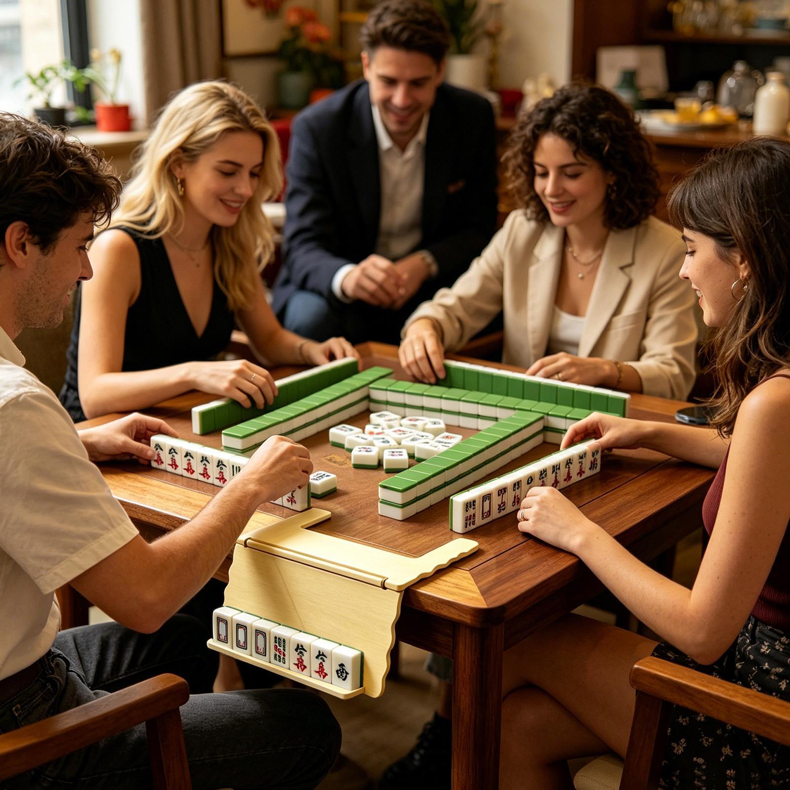 Mahjong Card Holder For Table  - 3D Printing Card recension och pris