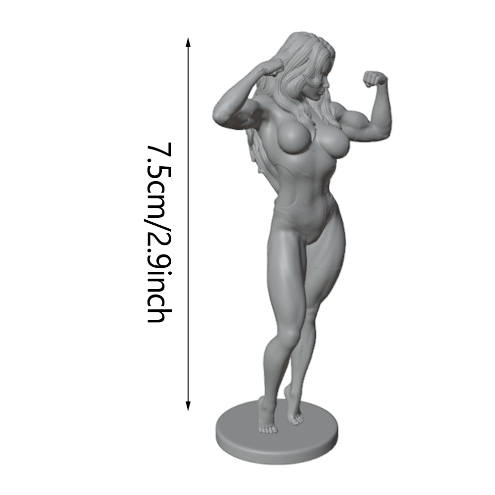 Sexy Fitness Woman with Long H - 3D Printing Instructor recension och pris