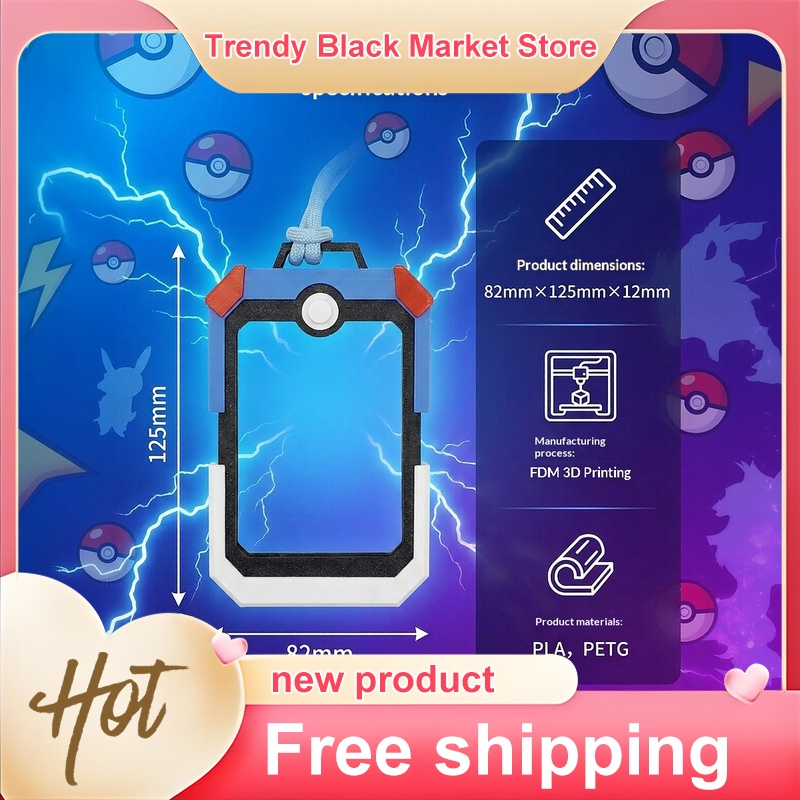 PTCG Pokemon Card Brick Displa - 3D Printing Card recension och pris