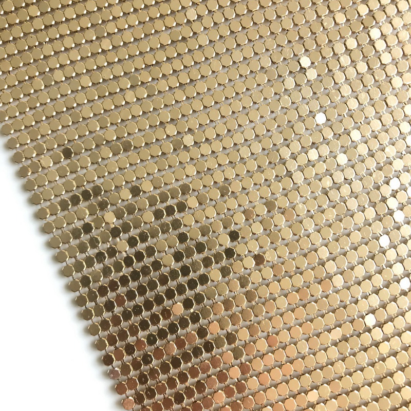 Gold Aluminum Metal Sequin Fab - 3D Printing On Fabric recension och pris