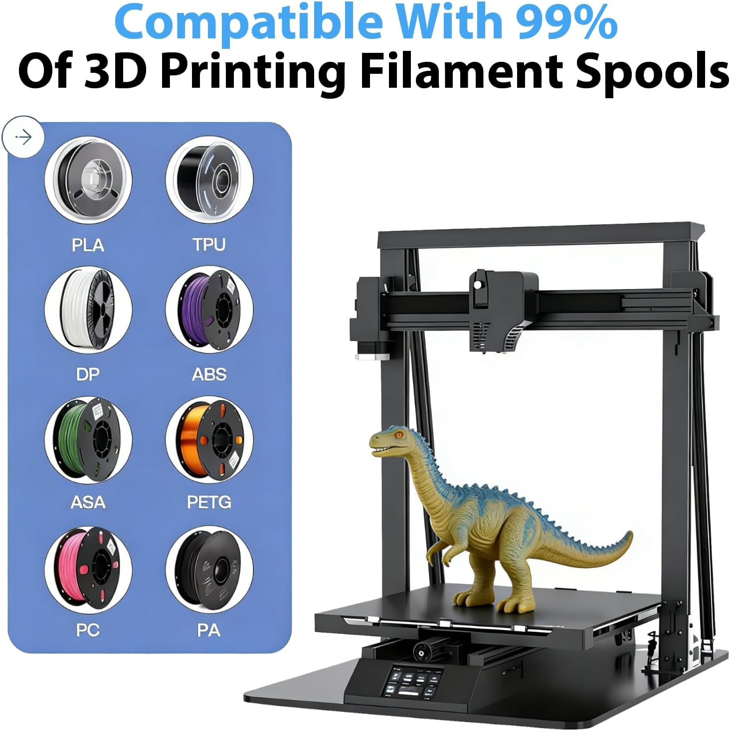 Upgraded 3D Printer Black Fila - Carbon Fiber Filament recension och pris