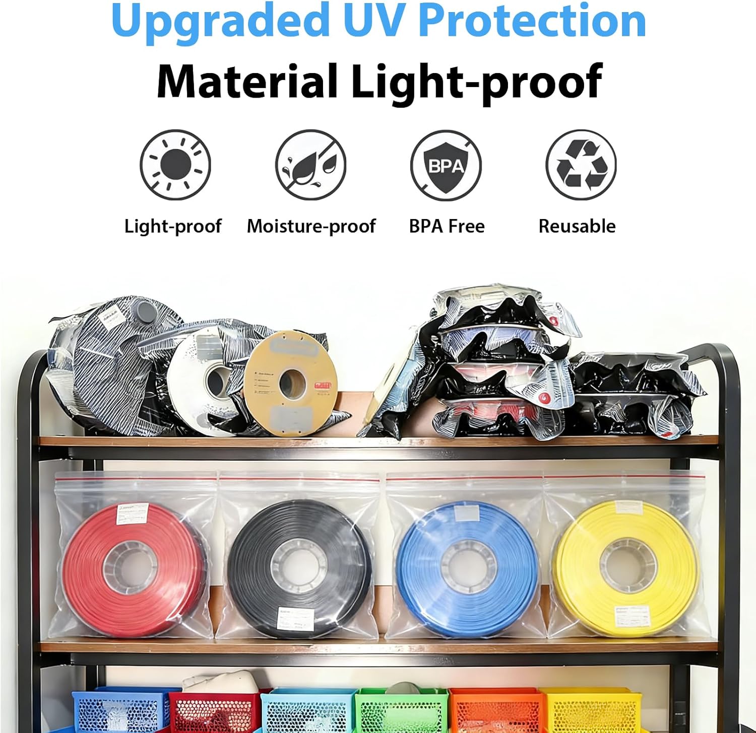Upgraded 3D Printer Black Fila - Carbon Fiber Filament recension och pris