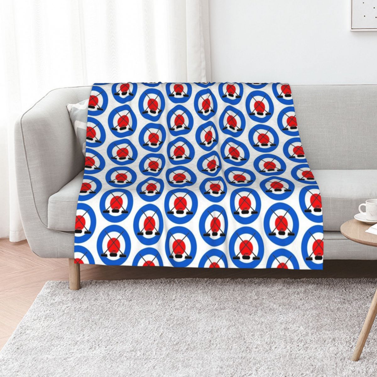 curling icons Throw Blanket Li - 3D Printing Icon recension och pris