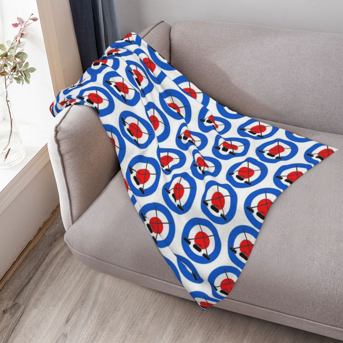 curling icons Throw Blanket Li - 3D Printing Icon recension och pris