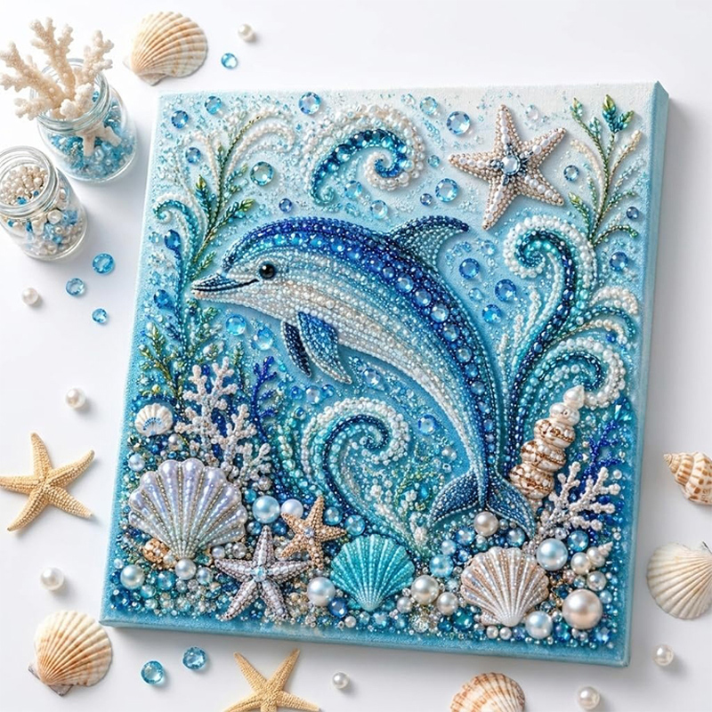 Ocean Theme Pearl Art DIY Kit  - 3D Printing Objects recension och pris