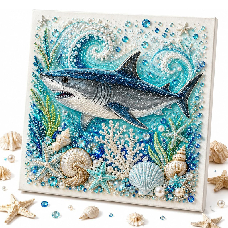 Ocean Theme Pearl Art DIY Kit  - 3D Printing Objects recension och pris