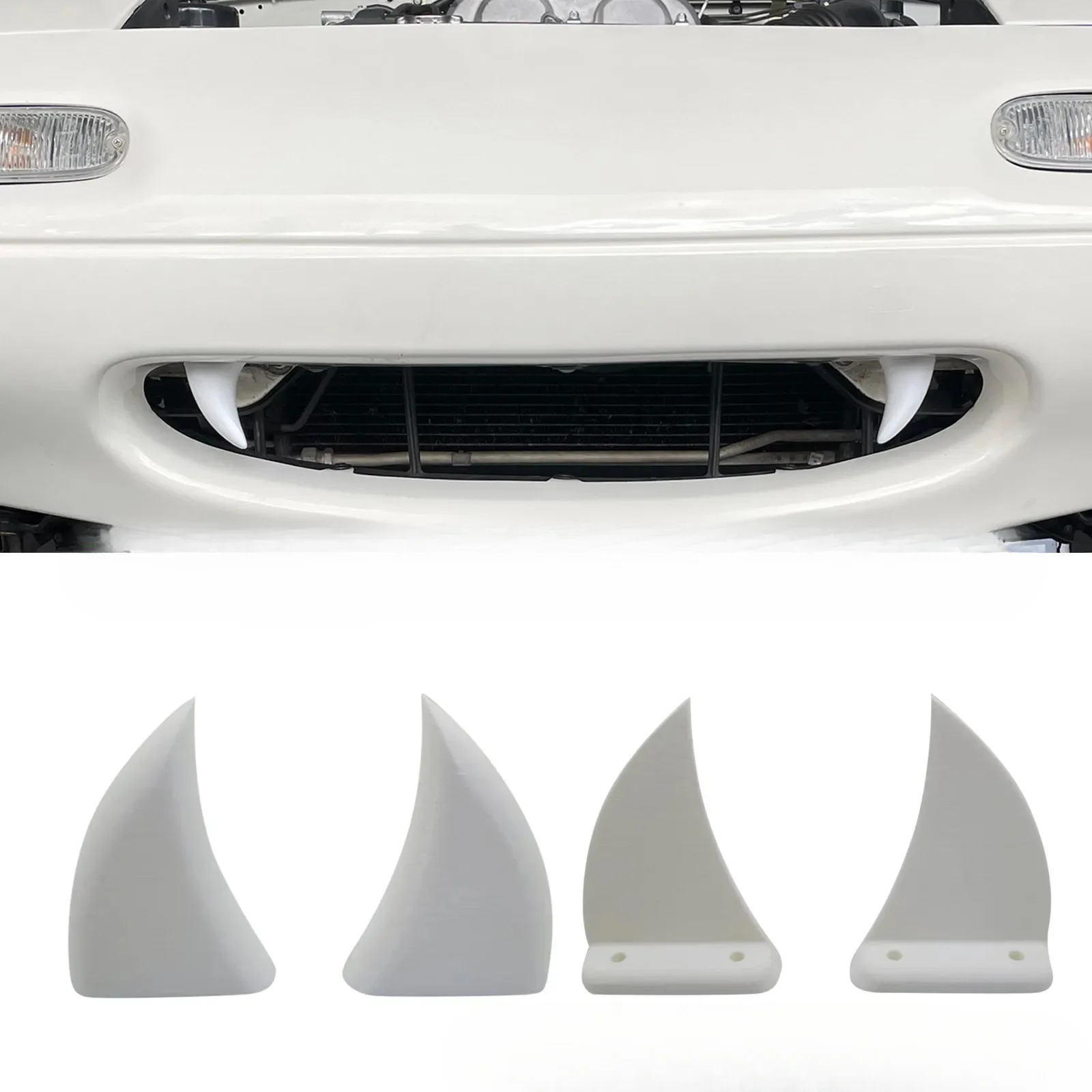 1 Pair 3D Printed Teeth Car Gr - 3D Printing Tooth recension och pris