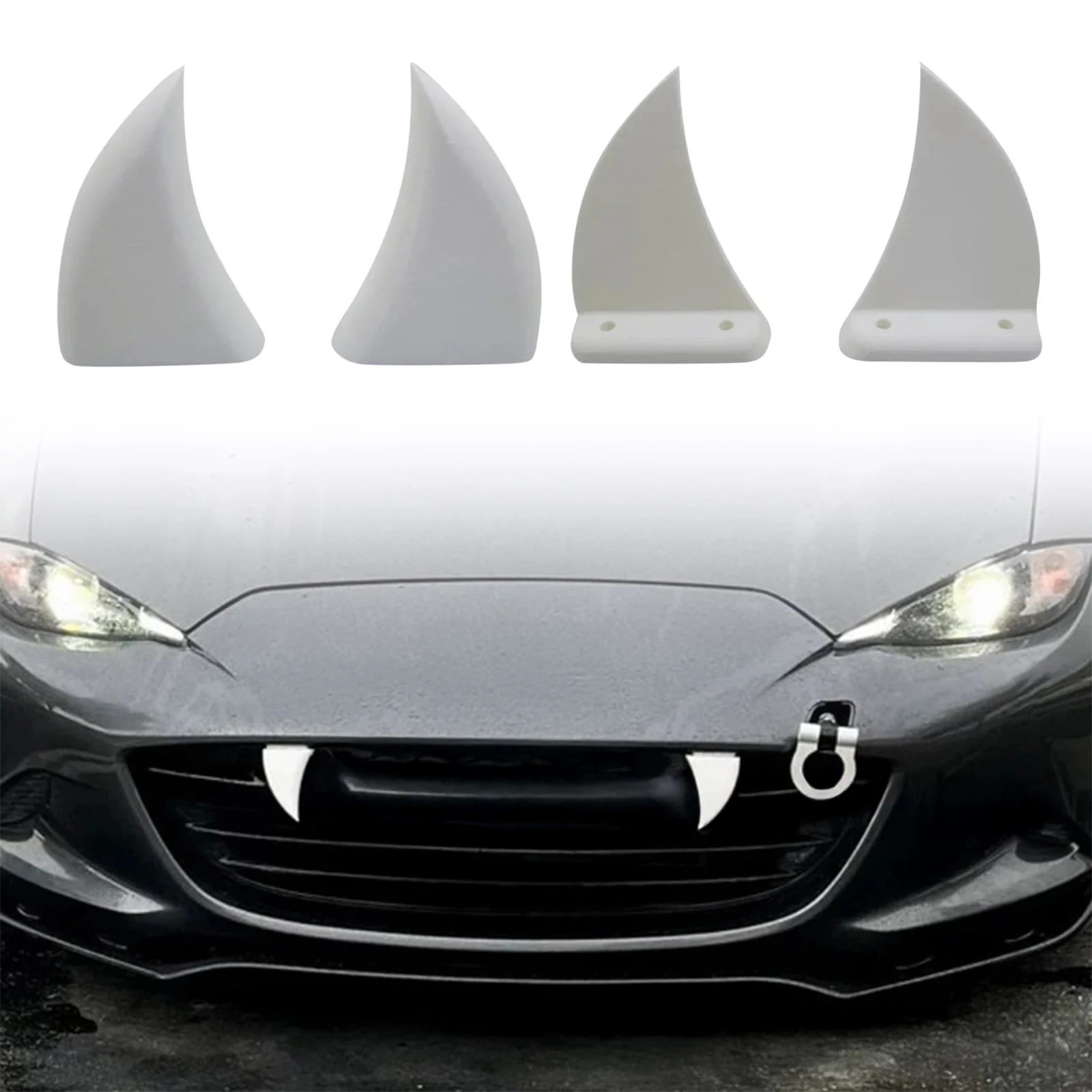 1 Pair 3D Printed Teeth Car Gr - 3D Printing Tooth recension och pris