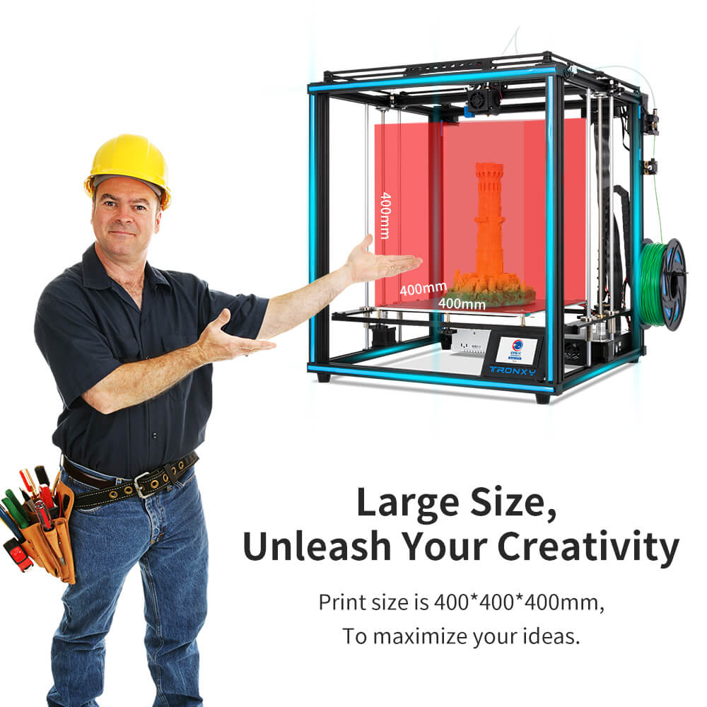 Tronxy X5SA Impressora 3D Prin - 3D Printing Software recension och pris