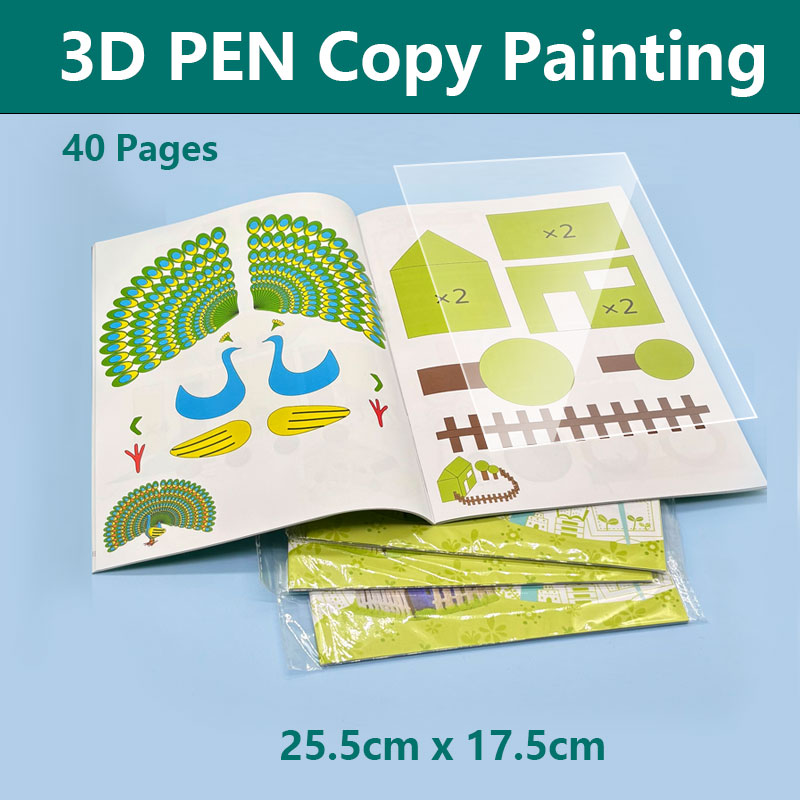 3D Pen Drawing Book with Graph - 3D Printing Template recension och pris