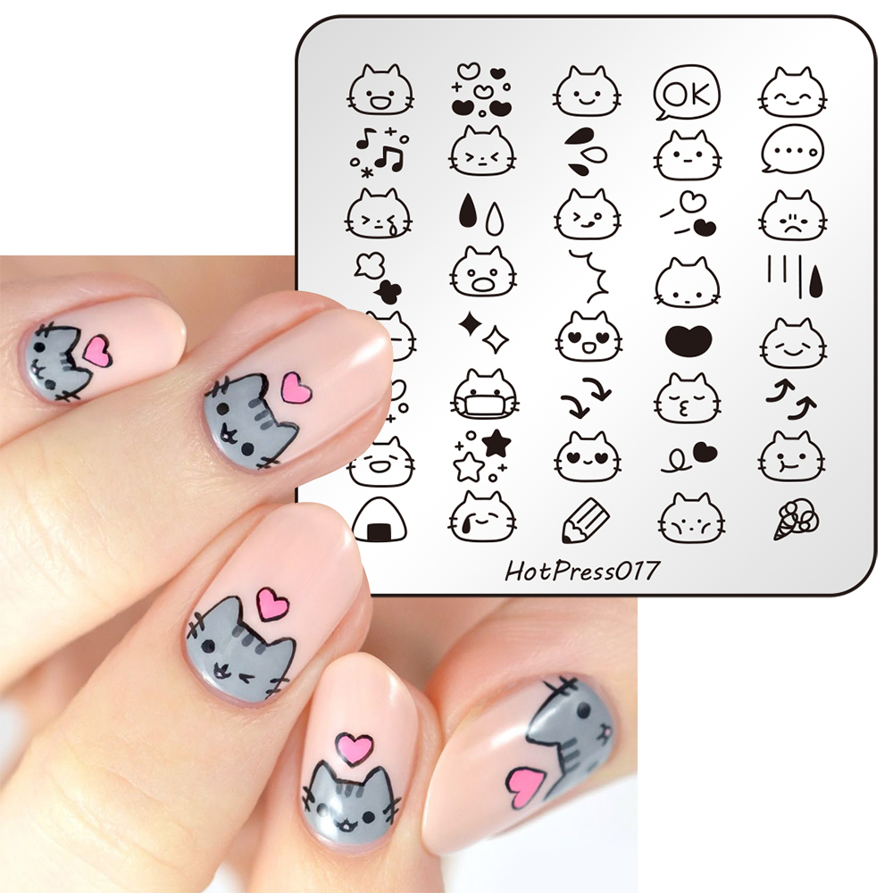 1pc 3D Cute Cat Patterns DIY N - 3D Printing Template recension och pris