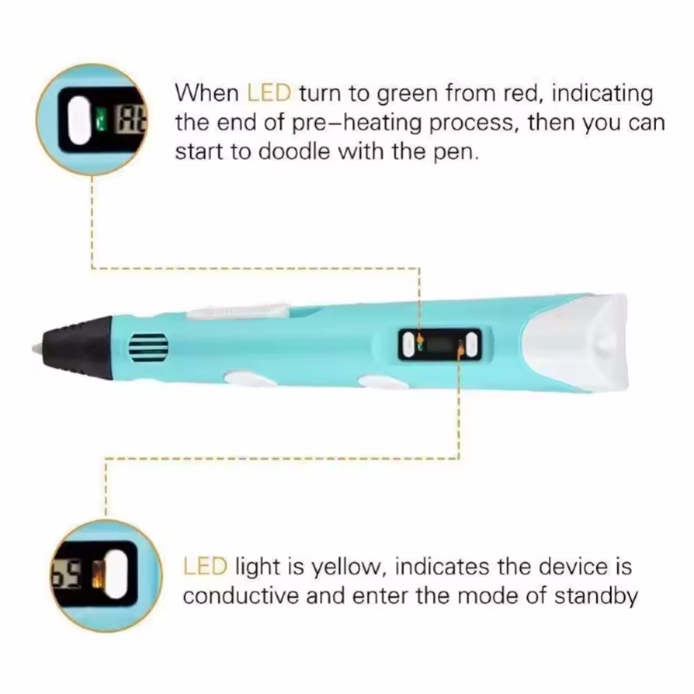 3D Pen For Children 3D Printin - Carbon Fiber Filament recension och pris