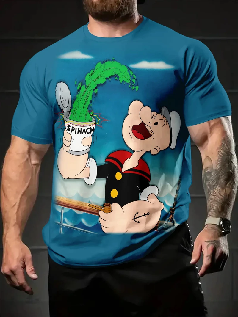Men's Popeye The Sailor Man Pr - 3D Printing On Fabric recension och pris