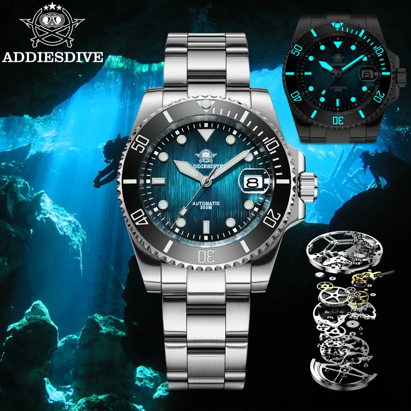 ADDIESDIVE AD2078 Automatic Di - 3D Printing Watch recension och pris