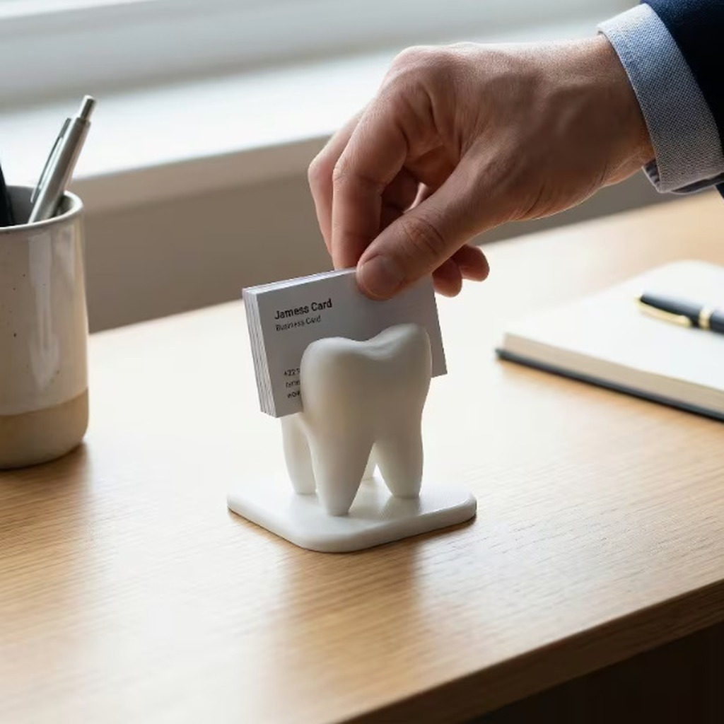 3d Printed White Tooth Shaped  - 3D Printing Tooth recension och pris