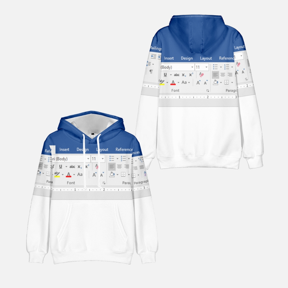 3D Casual Excel Hoodie for Men - 3D Printing Software recension och pris