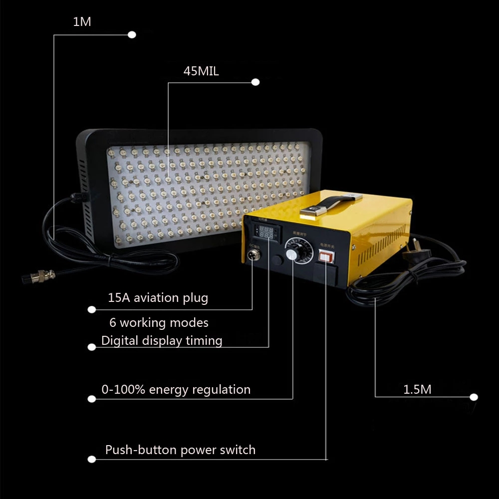 Timed dimming LED UV Ultraviol - 3D Printing Icon recension och pris