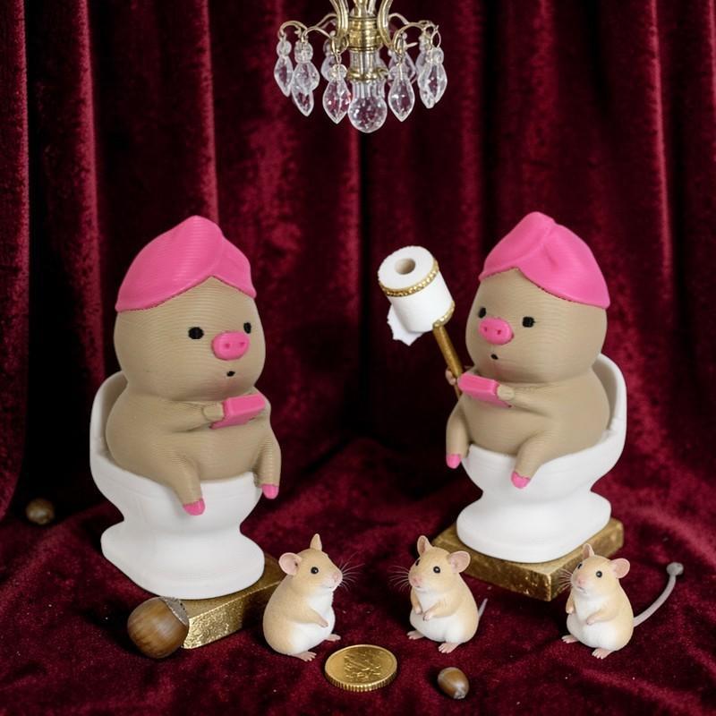 3D Printed PLA Pig Decor Lovel - 3D Printing Tooth recension och pris