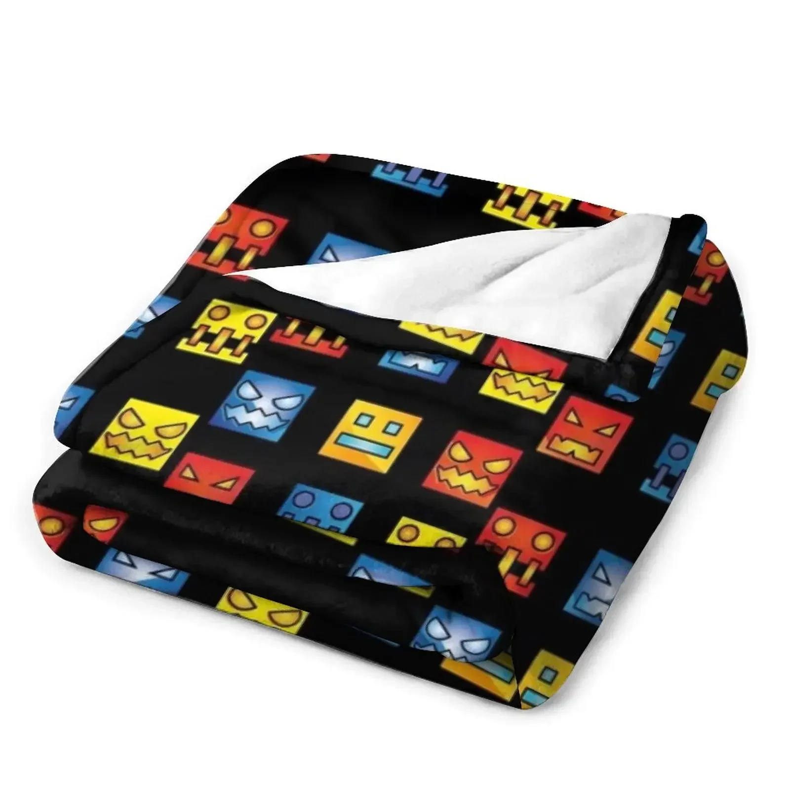 geometry dash icon face Throw  - 3D Printing Icon recension och pris