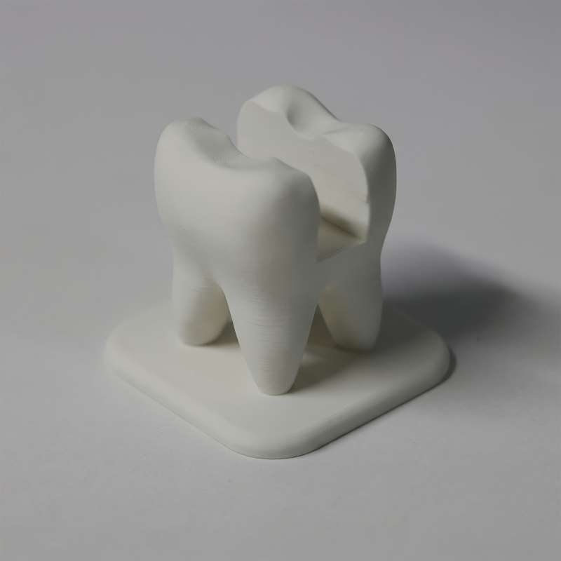 3D Printed Tooth Shaped Busine - 3D Printing Card recension och pris