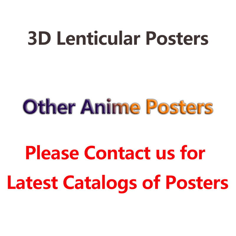 Anime 3D Lenticular Posters Fl - 3D Printing Objects recension och pris