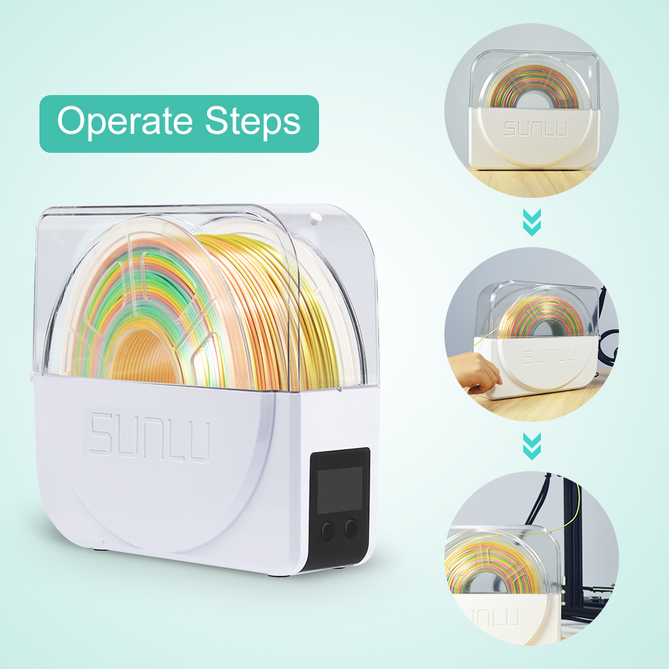 SUNLU Filament Dryer S1 Plus B - 3D Printing Pdf recension och pris