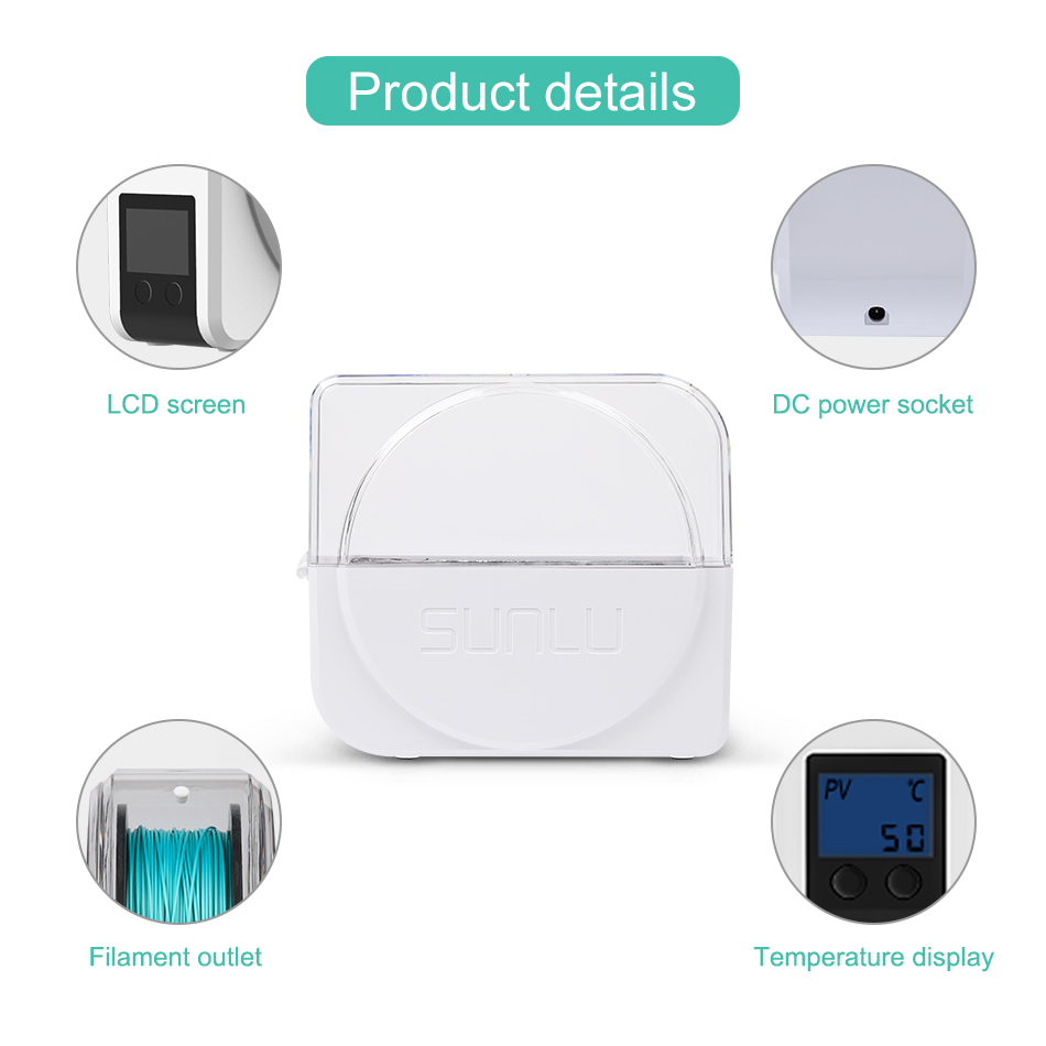 SUNLU Filament Dryer S1 Plus B - 3D Printing Pdf recension och pris