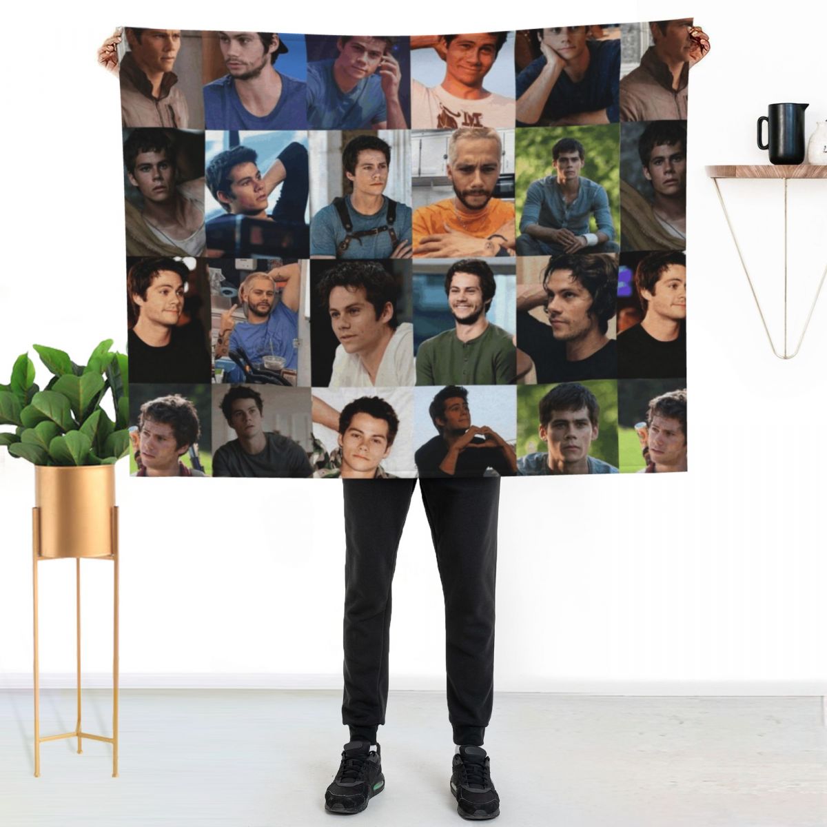 Dylan Obrien Collage Throw Bla - 3D Printing Watch recension och pris